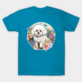 WaterColour Bichon Frisé T-Shirt